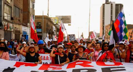 In Peru the state of emergency extends to the capital