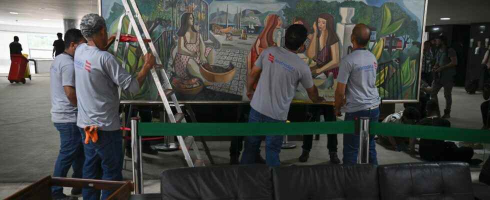 Insurrection in Brazil statues paintings… This significant damage suffered during