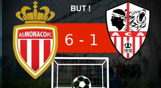 Monaco AC Ajaccio AS Monaco has the game in