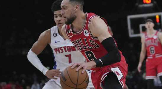 NBA Paris Game 2023 Chicago Bulls easily win against Detroit