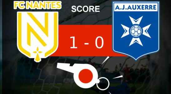 Nantes Auxerre AJ Auxerre falls in the match of