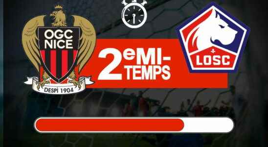Nice Lille OGC Nice took over the 2nd half