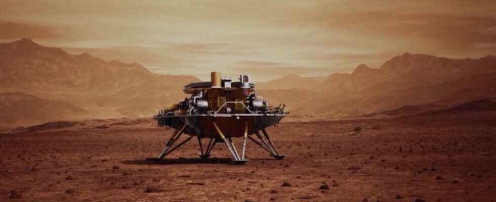 On Mars the disturbing silence of the Chinese robot Zhurong