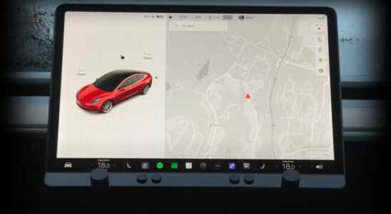 Physical button add on prepared for Tesla Model 3 and Model
