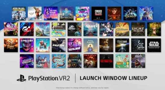 Playstation VR2 release games announced