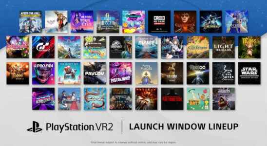 Released games for PlayStation VR2 announced