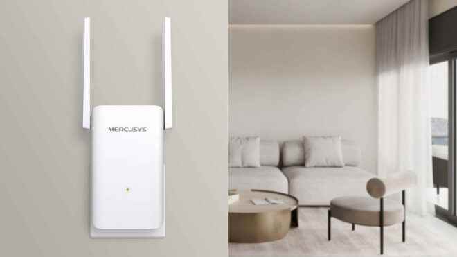 Signal extender with Wi Fi 6 support Mercusys ME70X