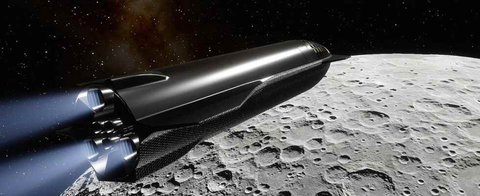 Starship the dearMoon mission will embark stars on the Moon