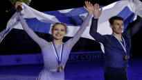 The Finnish ice dance couples EC medal left the legends