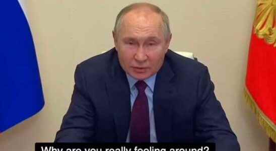 The astonishing reprimand from Putin to the Deputy Prime Minister