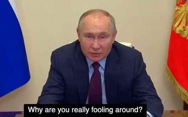 The astonishing reprimand from Putin to the Deputy Prime Minister