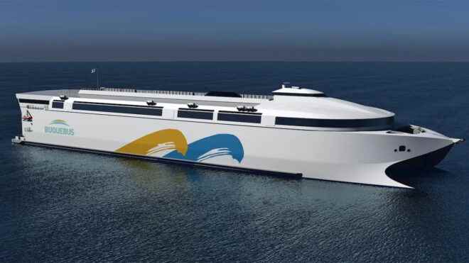 The worlds largest electric ferry arrives