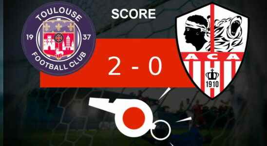 Toulouse AC Ajaccio defeat for AC Ajaccio review of