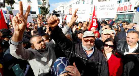 Twelve years after Ben Ali Tunisians demonstrate against Kais Saied