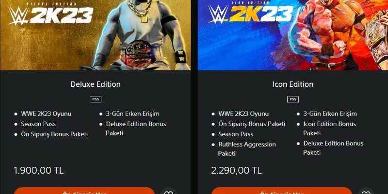 WWE 2K23 Pre Order Price Announced
