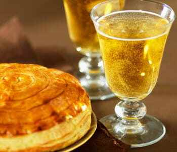 What drink with a galette des rois