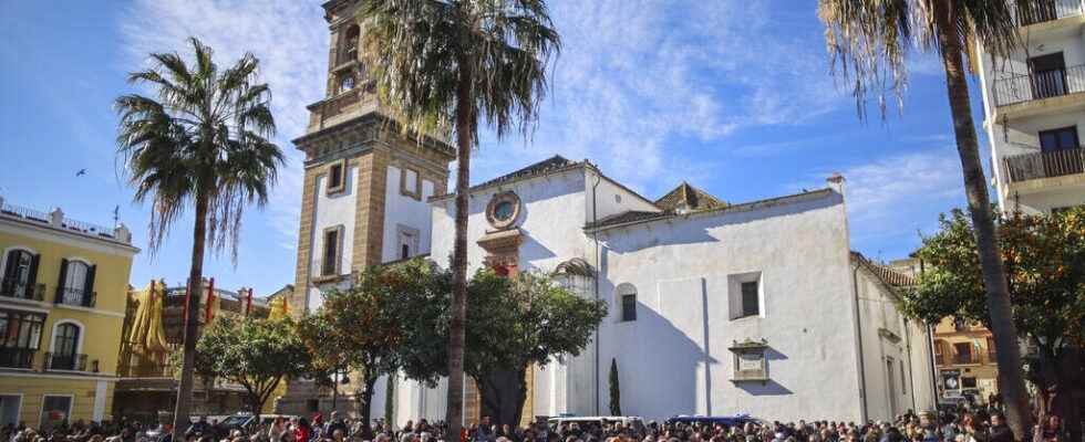 after the funeral of the sacristan killed in Algeciras controversial