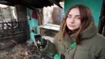 18 year old Arina Sanina returned to the border village for the