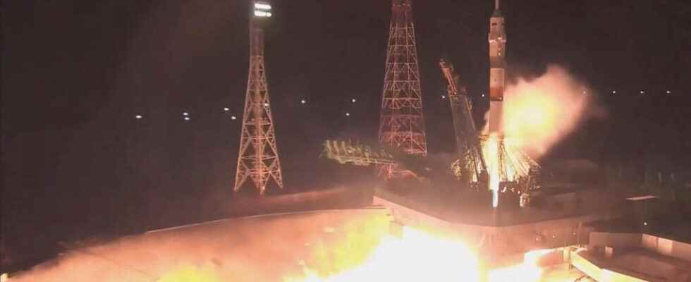 A Russian rescue craft took off for the International Space