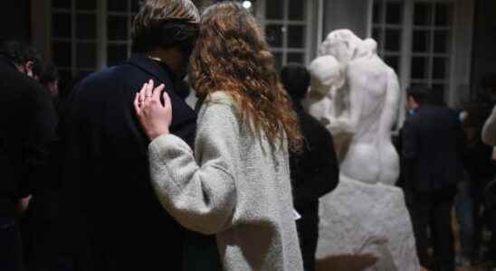 A love evening at the Rodin Museum in Paris