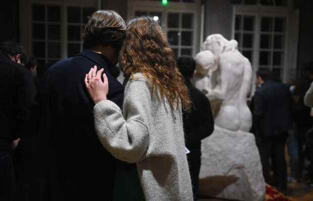A love evening at the Rodin Museum in Paris