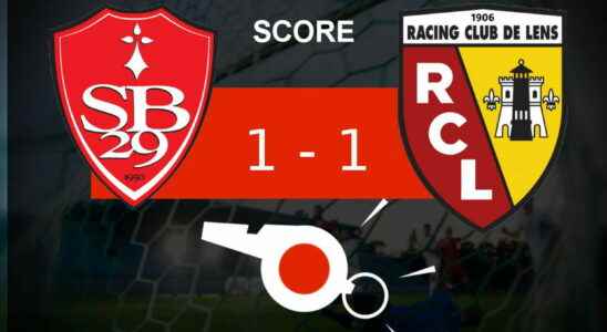 Brest Lens RC Lens is content with a draw