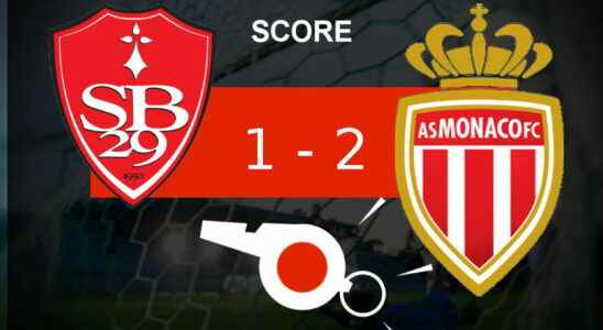 Brest Monaco Ligue 1 a match on the wire