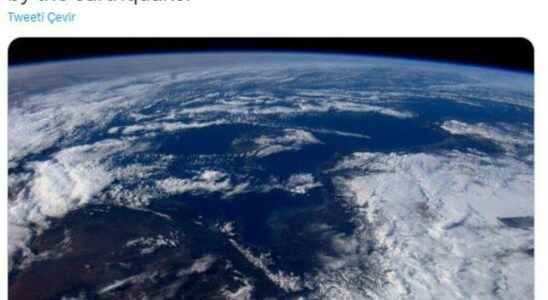 Earthquake message from Japanese astronaut Koichi Wakata Our thoughts and