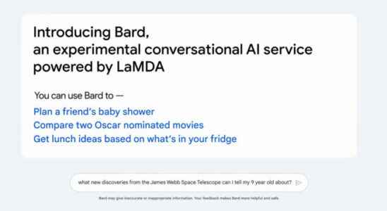 Google introduced its own ChatGPT competitor Bard