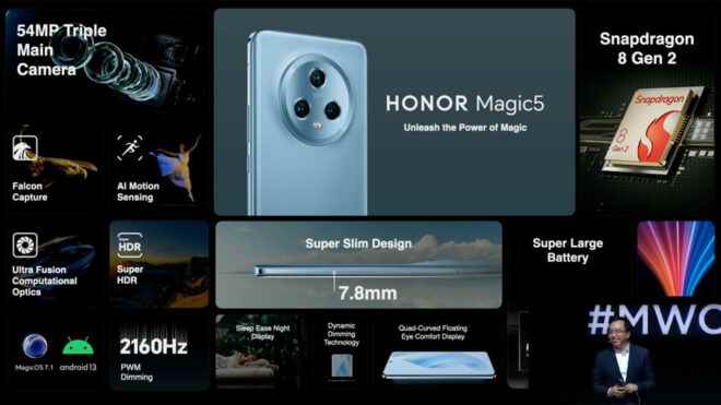 Honor Magic5 series and Magic Vs introduced for global markets