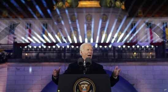 In Poland Joe Biden promises that Ukraine will never be