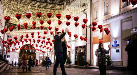 In Russia Valentines Day at the time of the special