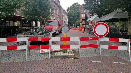Many roadworks in Utrecht see here where it is better