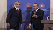 NATO Secretary General Stoltenberg and Turkish Foreign Minister hold a