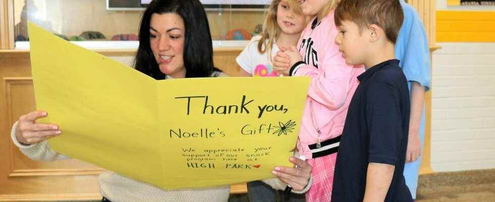 Noelles Gift supports student nutrition programs with generous donation
