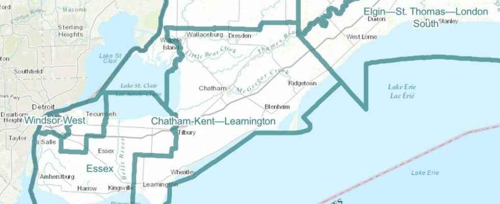 Single federal riding now proposed for Chatham Kent