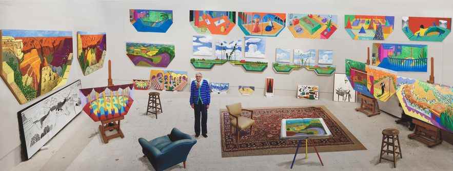 The exhibition to see David Hockney in the lands of