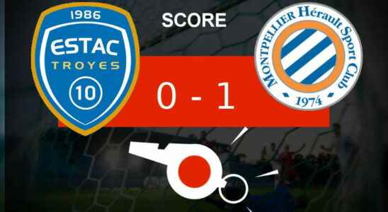 Troyes Montpellier ESTAC Troyes misses out the summary of