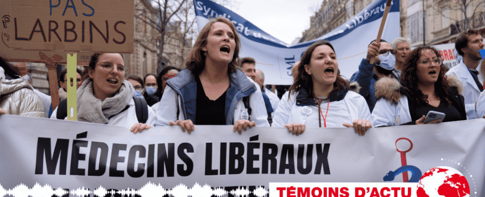 What is happening with liberal doctors in France