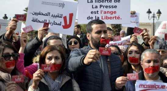 in Tunis journalists denounce an unbreathable climate