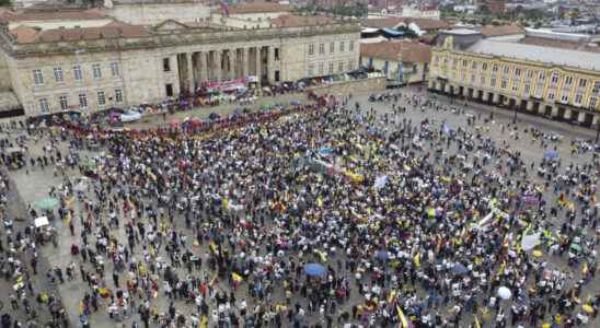protests in Colombia against the reform of the health system